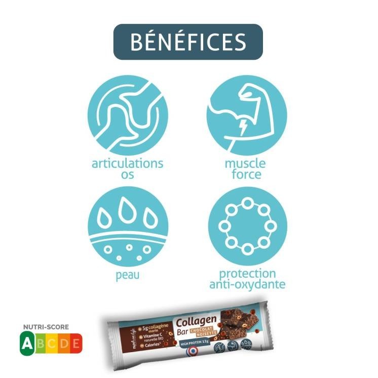 Marine collagen protein bar - Chocolate hazelnut flavour