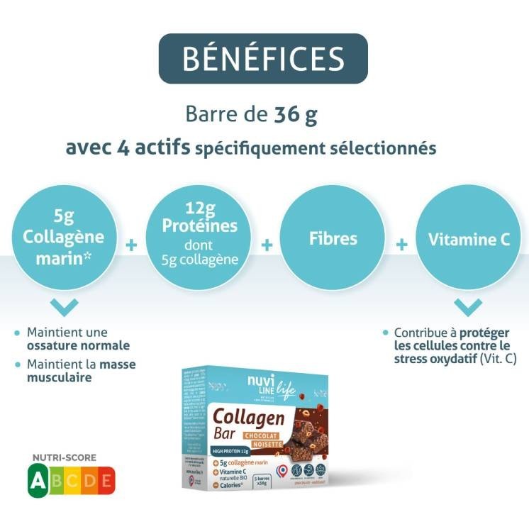 Marine collagen protein bar - Chocolate hazelnut flavour