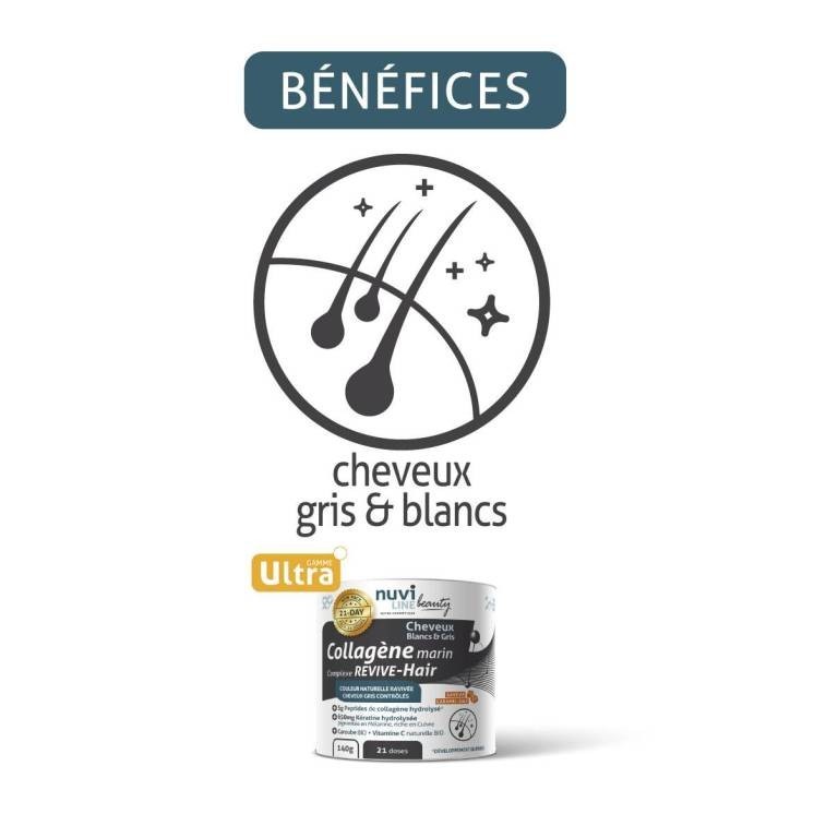 Marine collagen - Gray and white hair, natural color