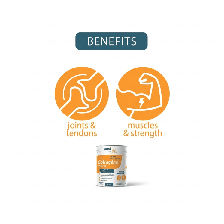 Sport marine collagen with magnesium and vitamin C