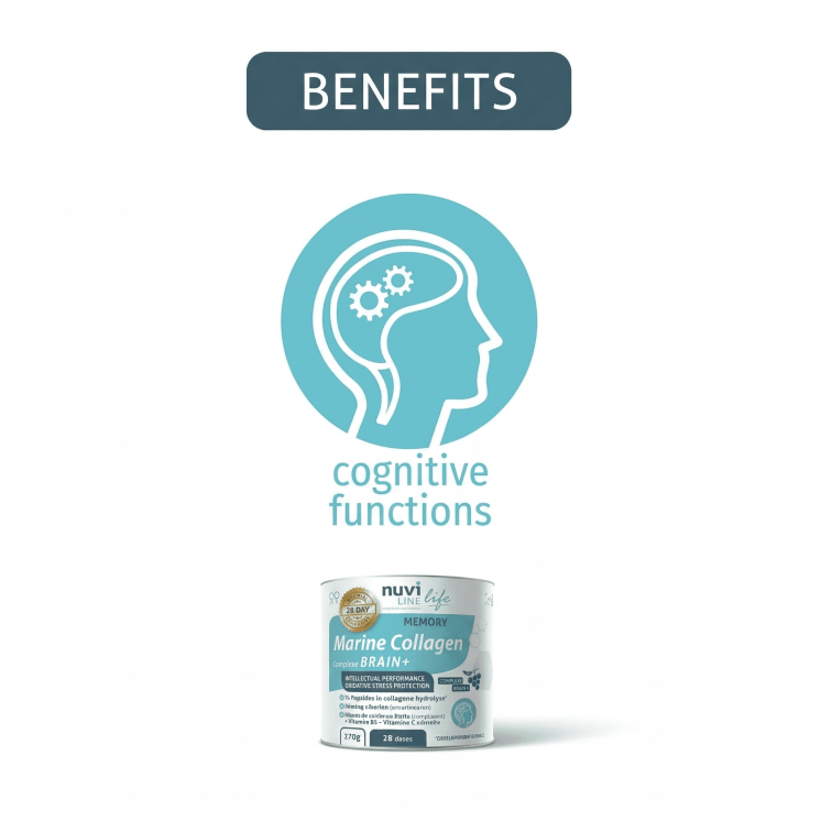Marine collagen - Memory and concentration - Omega-3 DHA Plant-based