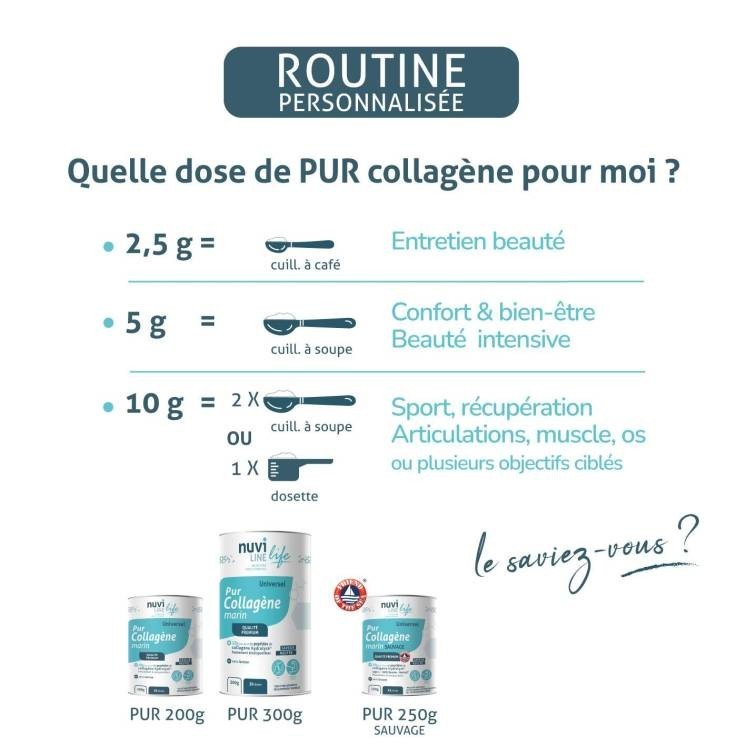 WILD Marine Collagen - FOS - Powder - PURE and Natural - 250g