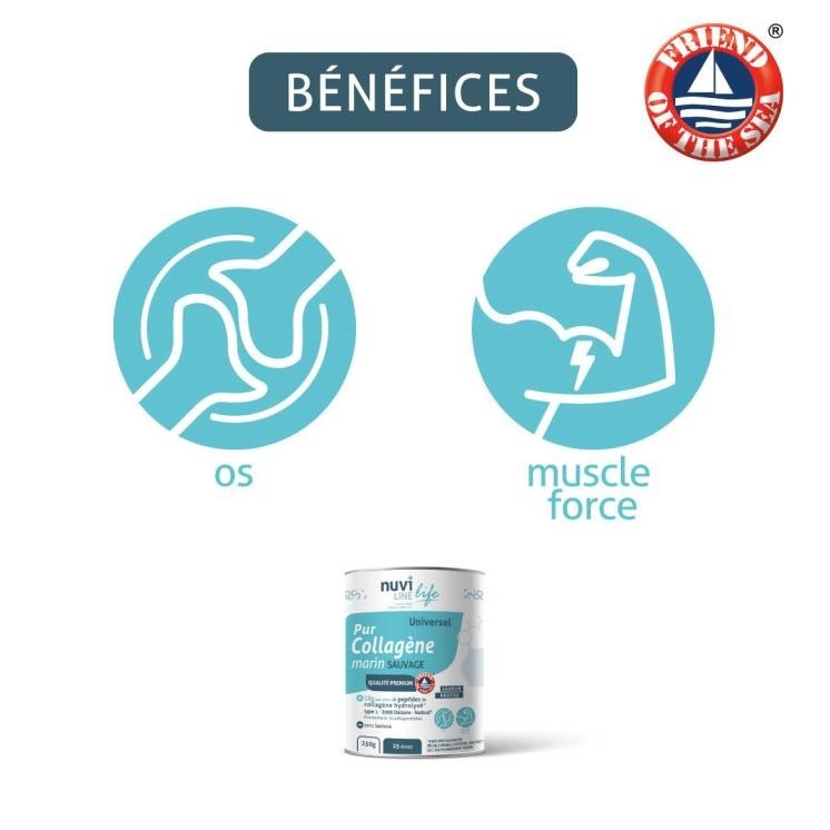 WILD Marine Collagen - FOS - Powder - PURE and Natural - 250g