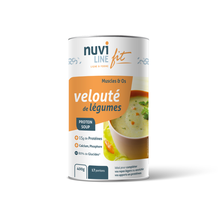 Protein-rich vegetable soup, Vegetable protein soup I Nuviline
