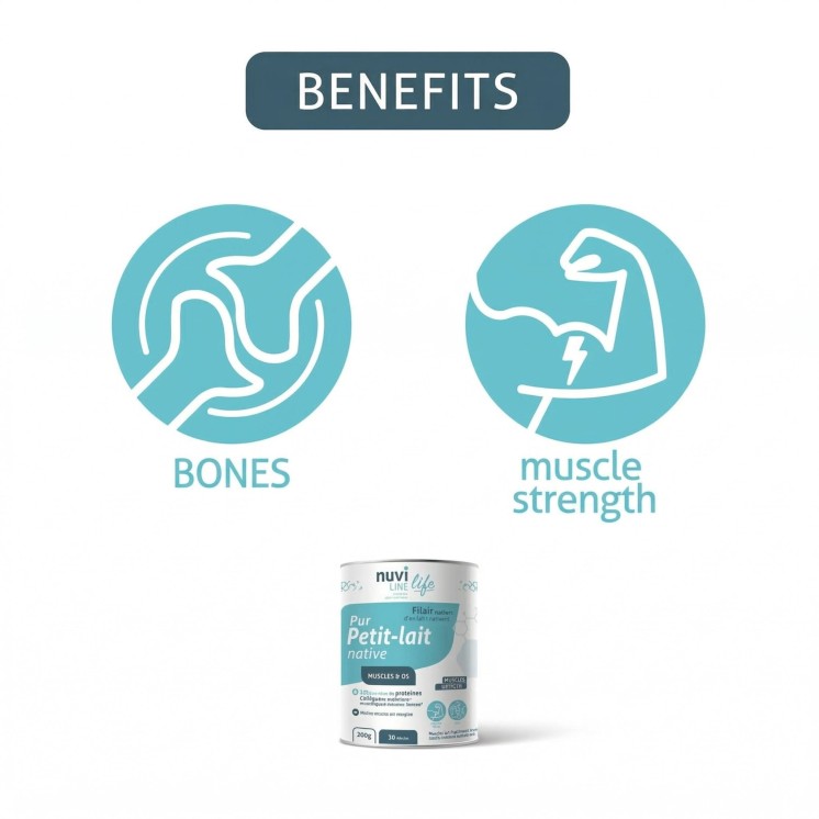 Protéine native, Native whey, muscles & performance