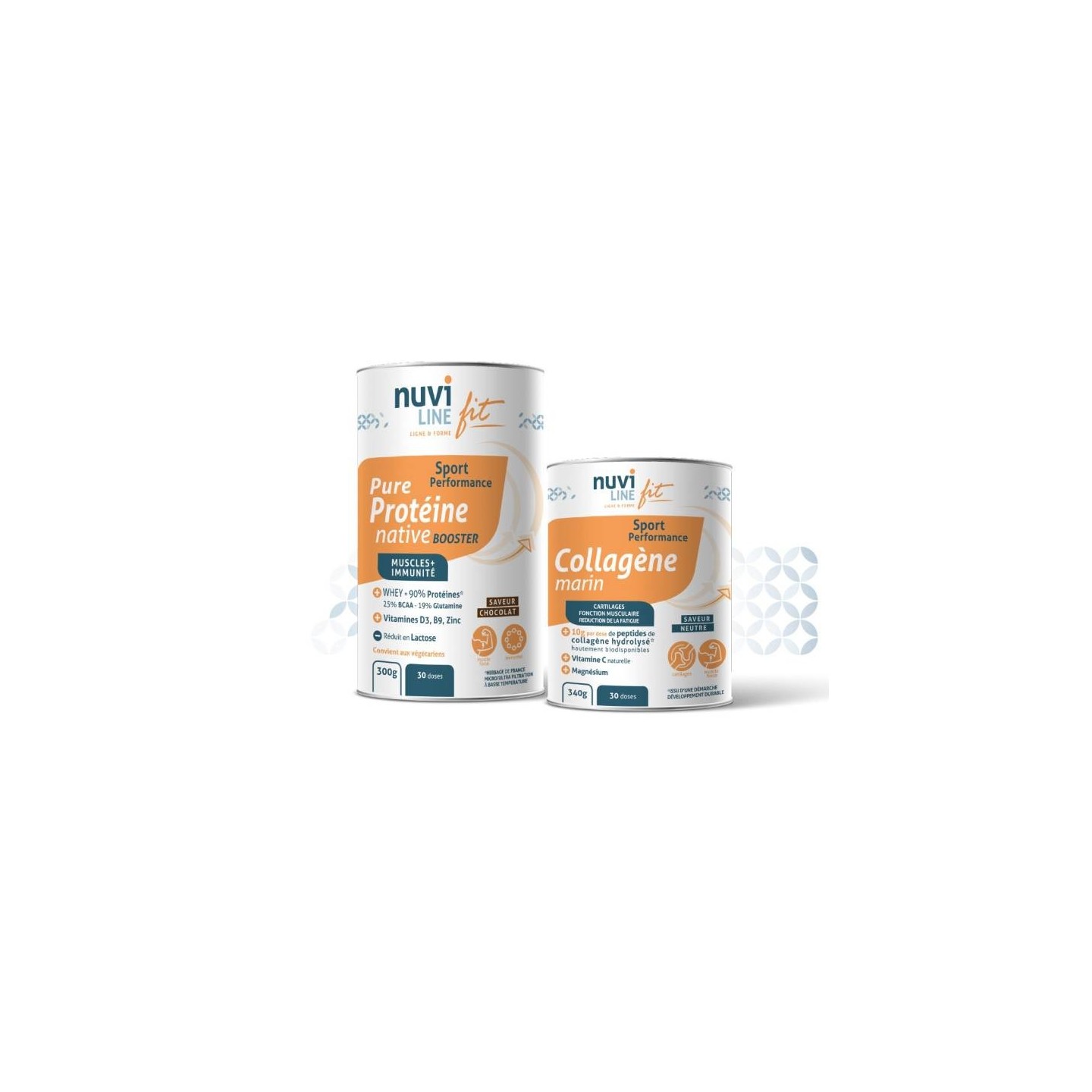 DUO Pack | Sport BOOSTER Collagen + Native Whey BCAA - Chocolate