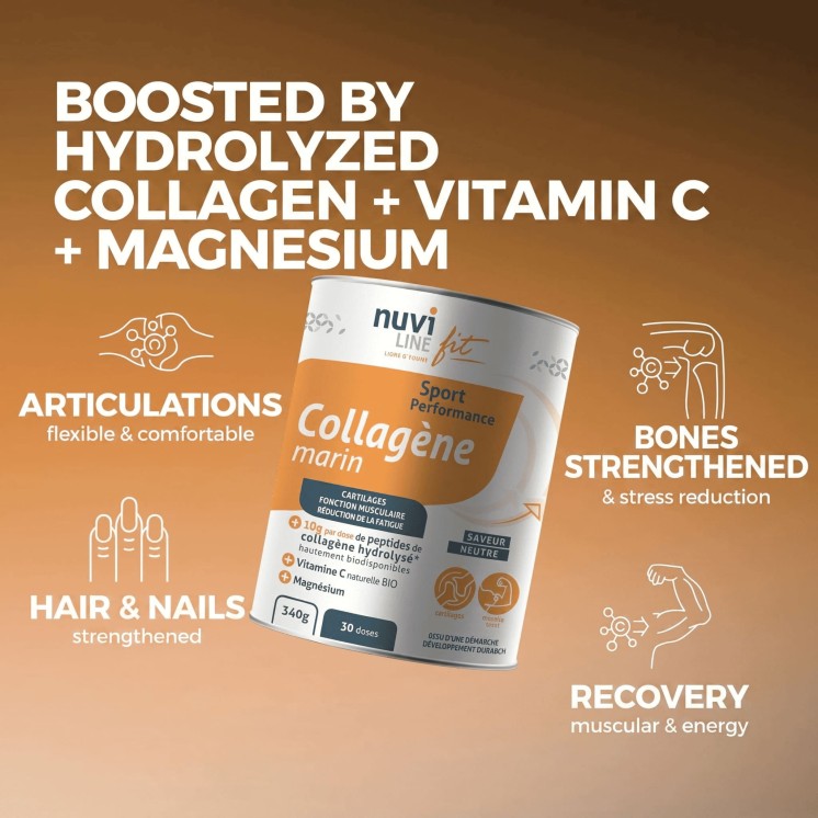 Sport marine collagen with magnesium and vitamin C