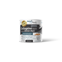 Marine Collagen with keratine hydrolysste and vitamin C, against white and grey hair