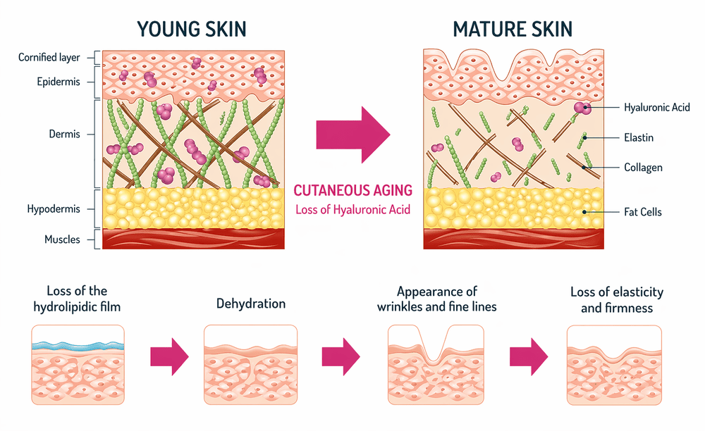 Roles and Functions of Collagen in the skin